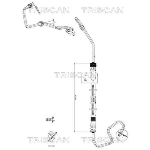 Hydraulická hadica pre riadenie TRISCAN 8516 16015