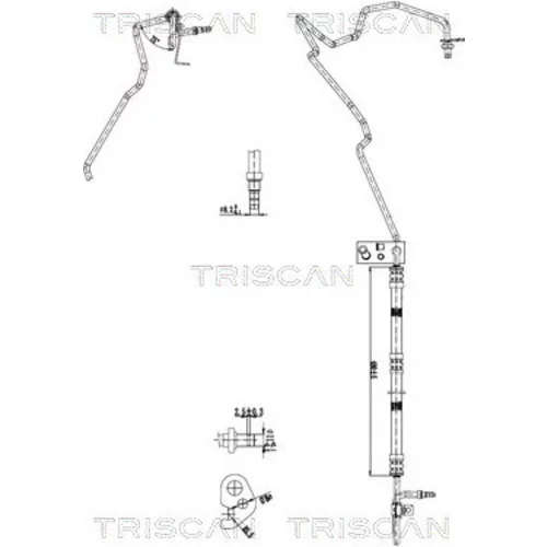 Hydraulická hadica pre riadenie TRISCAN 8516 16052