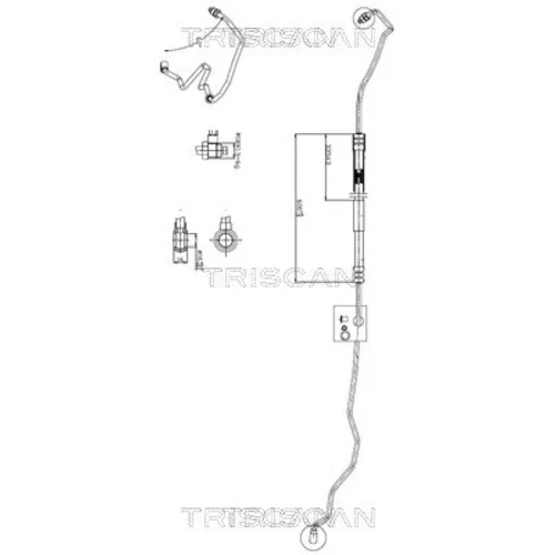 Hydraulická hadica pre riadenie TRISCAN 8516 29041