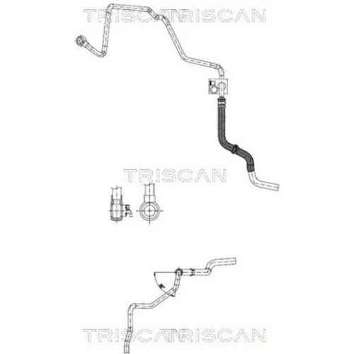 Hydraulická hadica pre riadenie TRISCAN 8516 29055
