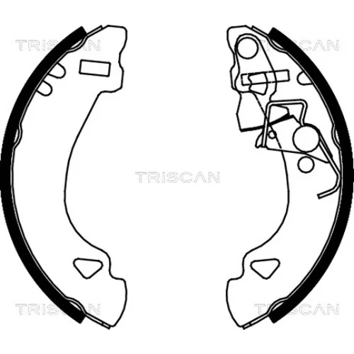 Sada brzdových čeľustí TRISCAN 8100 15548