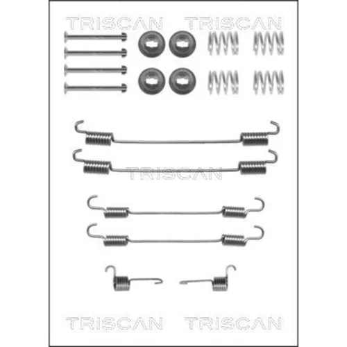 Sada príslušenstva brzdovej čeľuste TRISCAN 8105 102579