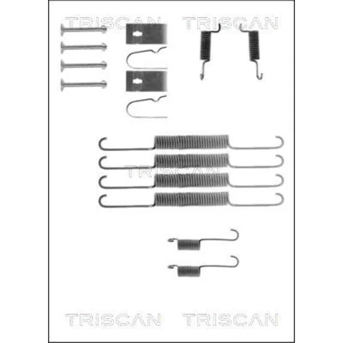 Sada príslušenstva brzdovej čeľuste TRISCAN 8105 502539