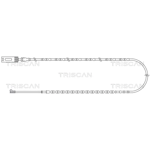 Výstražný kontakt opotrebenia brzdového obloženia TRISCAN 8115 11066
