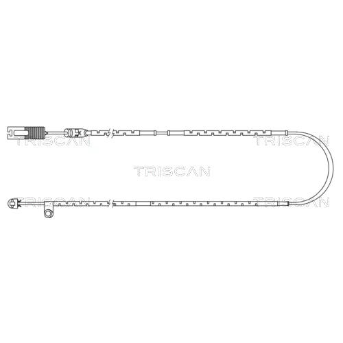 Výstražný kontakt opotrebenia brzdového obloženia TRISCAN 8115 17006