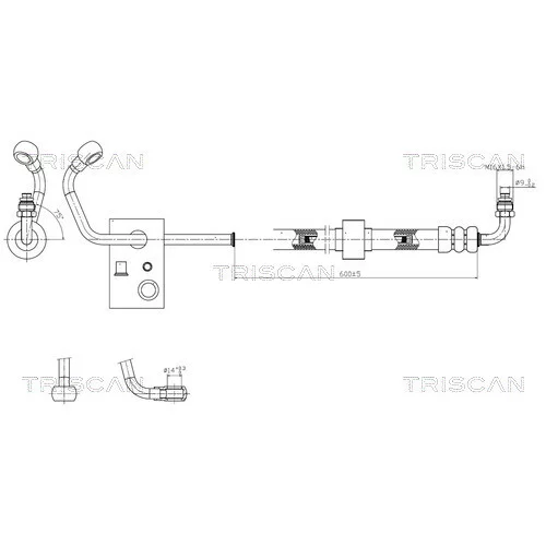 Hydraulická hadica pre riadenie TRISCAN 8516 23008