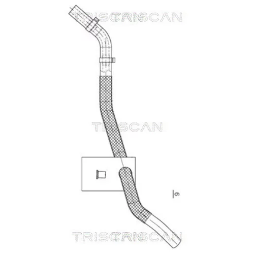 Hydraulická hadica pre riadenie TRISCAN 8516 29014