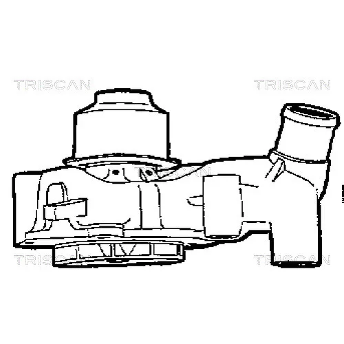 Vodné čerpadlo, chladenie motora 8600 16004 /TRISCAN/ - obr. 1
