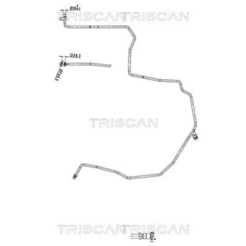 Vysoko/nízkotlakové vedenie klimatizácie TRISCAN 9010 14003