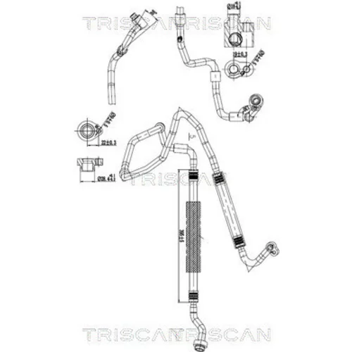 Vysoko/nízkotlakové vedenie klimatizácie TRISCAN 9010 29139