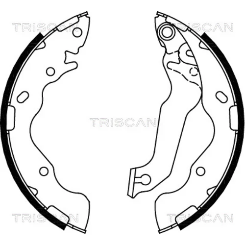 Sada brzdových čeľustí TRISCAN 8100 18009