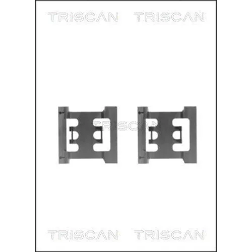 Sada príslušenstva obloženia kotúčovej brzdy TRISCAN 8105 271537