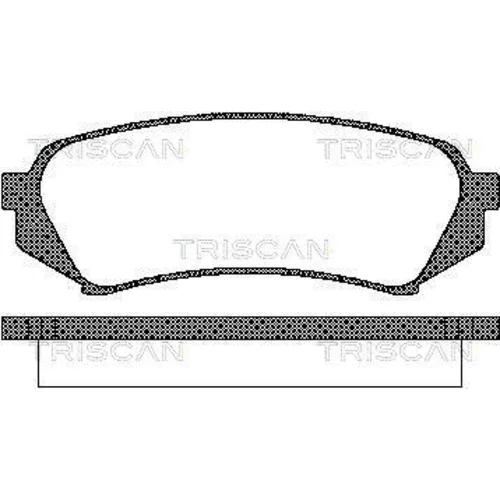 Sada brzdových platničiek kotúčovej brzdy TRISCAN 8110 13049