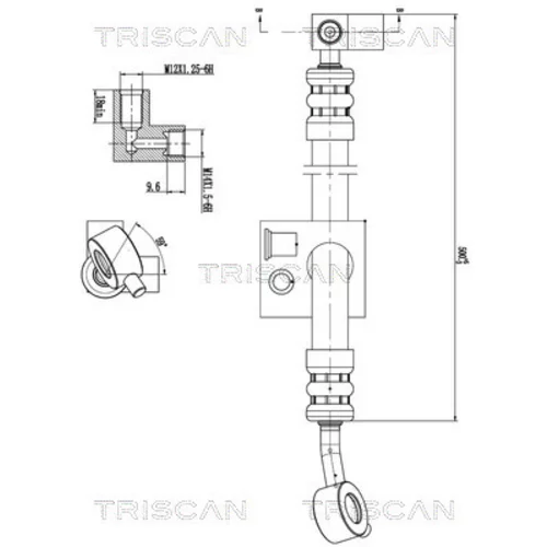Hydraulická hadica pre riadenie TRISCAN 8516 14002
