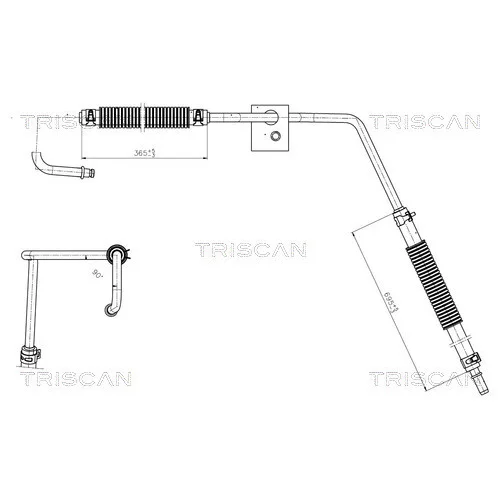 Hydraulická hadica pre riadenie TRISCAN 8516 16035