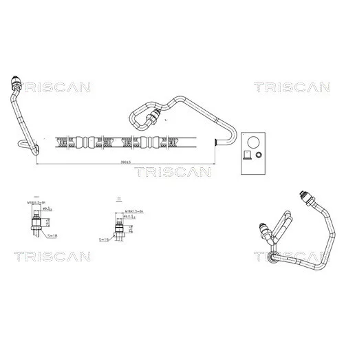 Hydraulická hadica pre riadenie TRISCAN 8516 24002