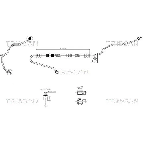 Hydraulická hadica pre riadenie TRISCAN 8516 29028