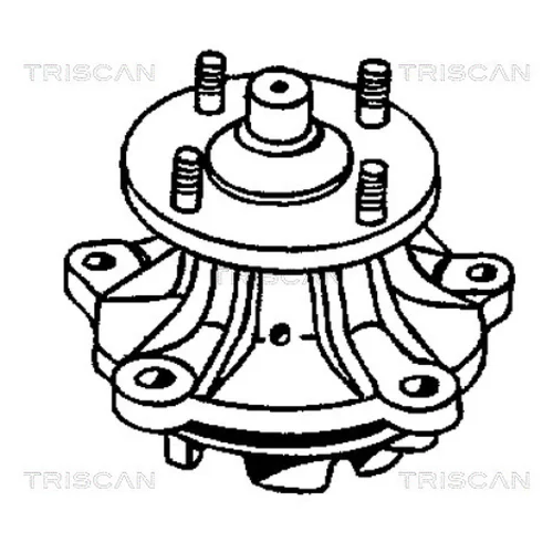 Vodné čerpadlo, chladenie motora 8600 13005 /TRISCAN/ - obr. 1