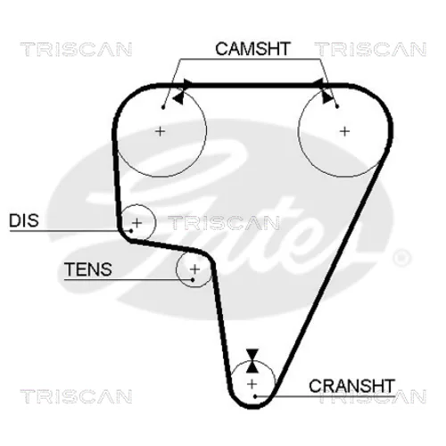 Ozubený remeň 8645 5125 /TRISCAN/ - obr. 1