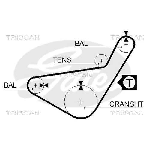 Ozubený remeň 8645 5210 /TRISCAN/ - obr. 1