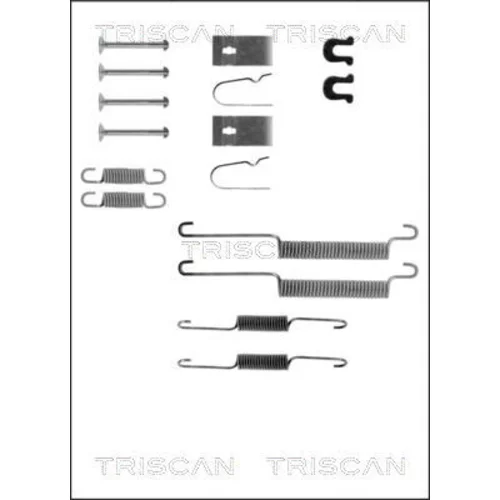 Sada príslušenstva brzdovej čeľuste 8105 402537 /TRISCAN/