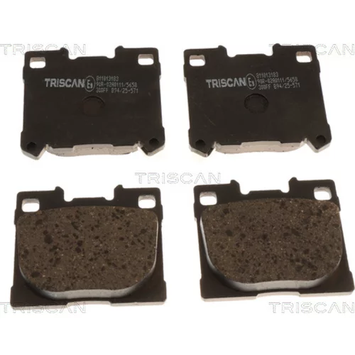 Sada brzdových platničiek kotúčovej brzdy TRISCAN 8110 13183