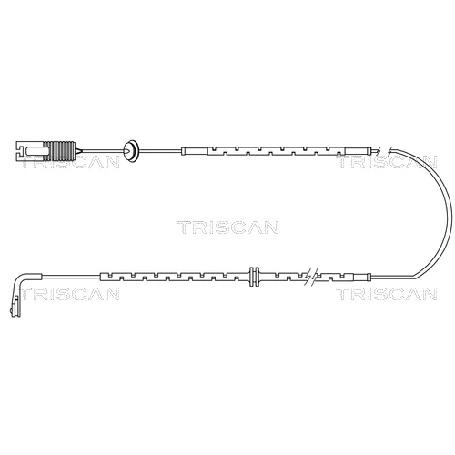 Výstražný kontakt opotrebenia brzdového obloženia 8115 17002 /TRISCAN/