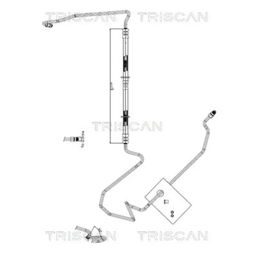 Hydraulická hadica pre riadenie TRISCAN 8516 27004