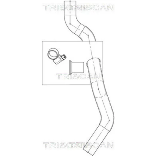 Hydraulická hadica pre riadenie TRISCAN 8516 29093
