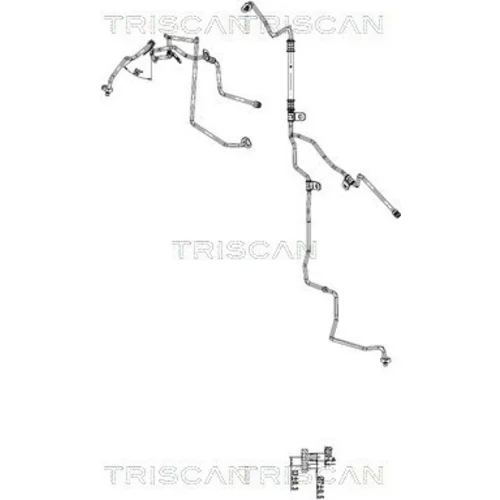 Vysoko/nízkotlakové vedenie klimatizácie TRISCAN 9010 25035