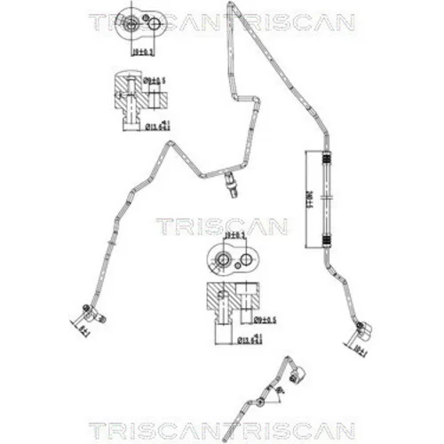Vysoko/nízkotlakové vedenie klimatizácie TRISCAN 9010 29137