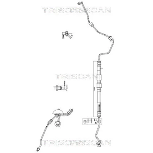 Hydraulická hadica pre riadenie TRISCAN 8516 18001