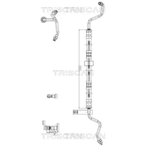 Hydraulická hadica pre riadenie TRISCAN 8516 23004