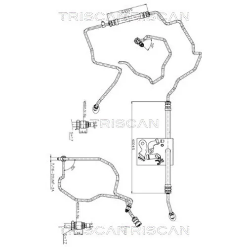 Hydraulická hadica pre riadenie TRISCAN 8516 25003