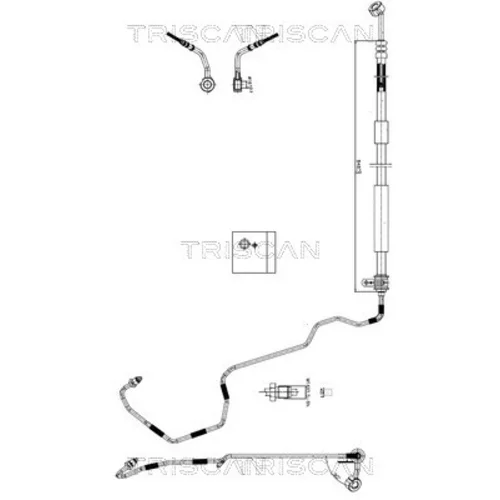Hydraulická hadica pre riadenie TRISCAN 8516 43009