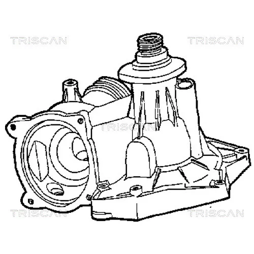 Vodné čerpadlo, chladenie motora 8600 11008 /TRISCAN/ - obr. 1