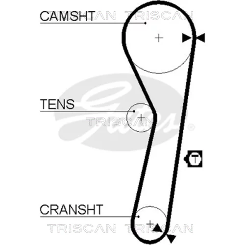 Ozubený remeň TRISCAN 8645 5263xs
