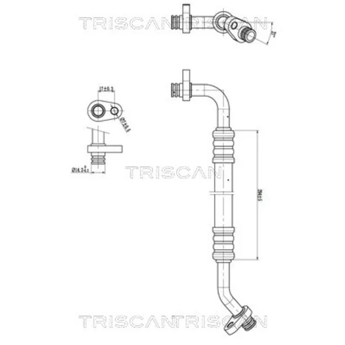 Vysoko/nízkotlakové vedenie klimatizácie TRISCAN 9010 28096