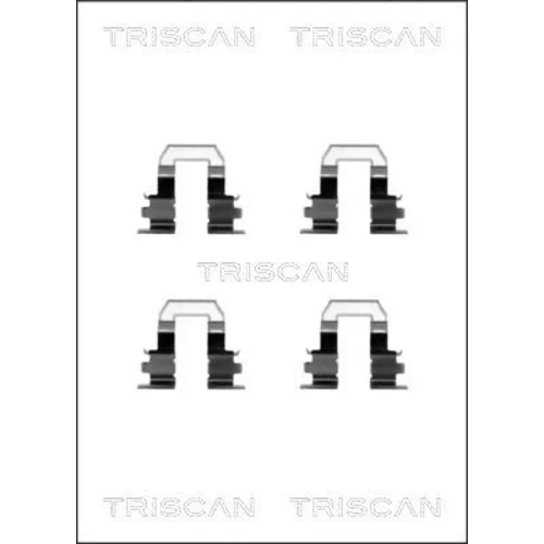 Sada príslušenstva obloženia kotúčovej brzdy TRISCAN 8105 131628
