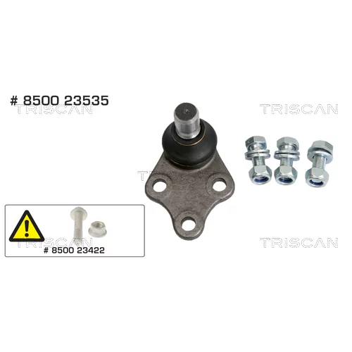 Zvislý/nosný čap 8500 23535 /TRISCAN/