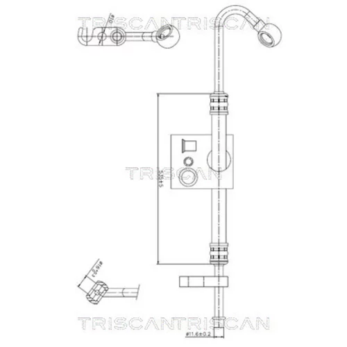 Hydraulická hadica pre riadenie TRISCAN 8516 11030