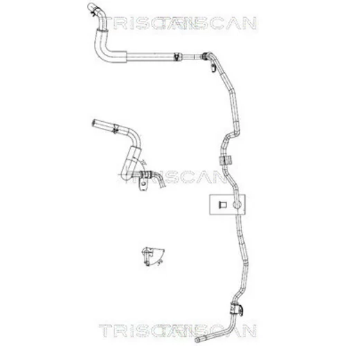 Hydraulická hadica pre riadenie TRISCAN 8516 43010