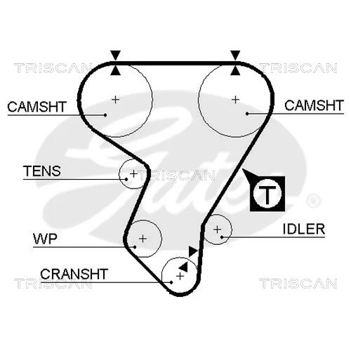 Ozubený remeň 8645 5205 /TRISCAN/ - obr. 1