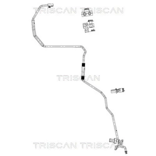 Vysoko/nízkotlakové vedenie klimatizácie TRISCAN 9010 69002