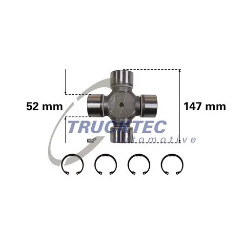 Kĺbový hriadeľ TRUCKTEC AUTOMOTIVE 05.34.002