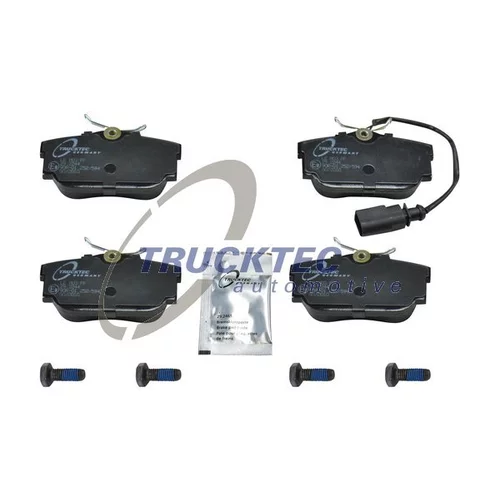 Sada brzdových platničiek kotúčovej brzdy TRUCKTEC AUTOMOTIVE 07.35.142