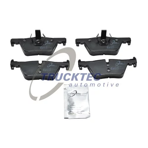 Sada brzdových platničiek kotúčovej brzdy 08.34.155 (TRUCKTEC AUTOMOTIVE)