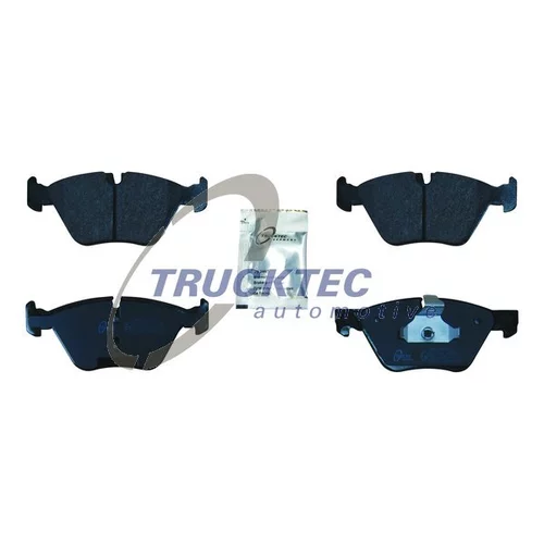 Sada brzdových platničiek kotúčovej brzdy TRUCKTEC AUTOMOTIVE 08.34.192
