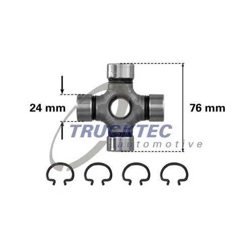 Kĺbový hriadeľ TRUCKTEC AUTOMOTIVE 02.34.004