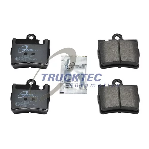 Sada brzdových platničiek kotúčovej brzdy TRUCKTEC AUTOMOTIVE 02.35.110